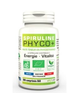 Spiruline Phyco+ BIO, 300 comprimés